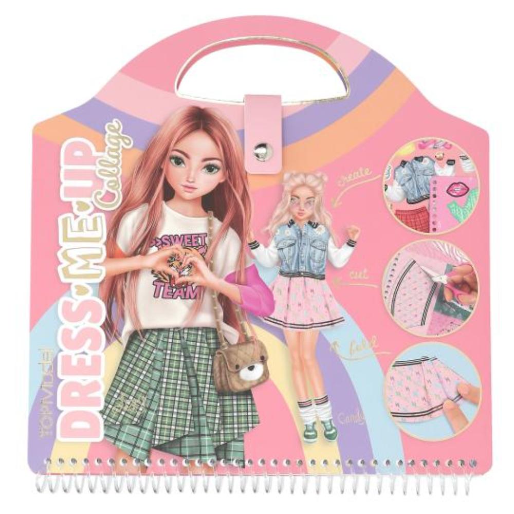 TopModel Dress Me Up Collage - Carte cu Stickere
