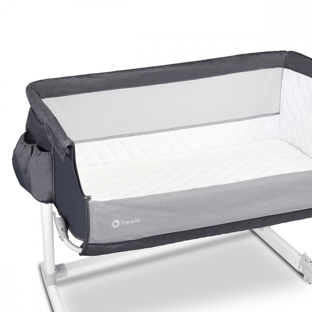 Patut Co-Sleeper Theo 2in1 Lionelo Dark Grey - imagine 5