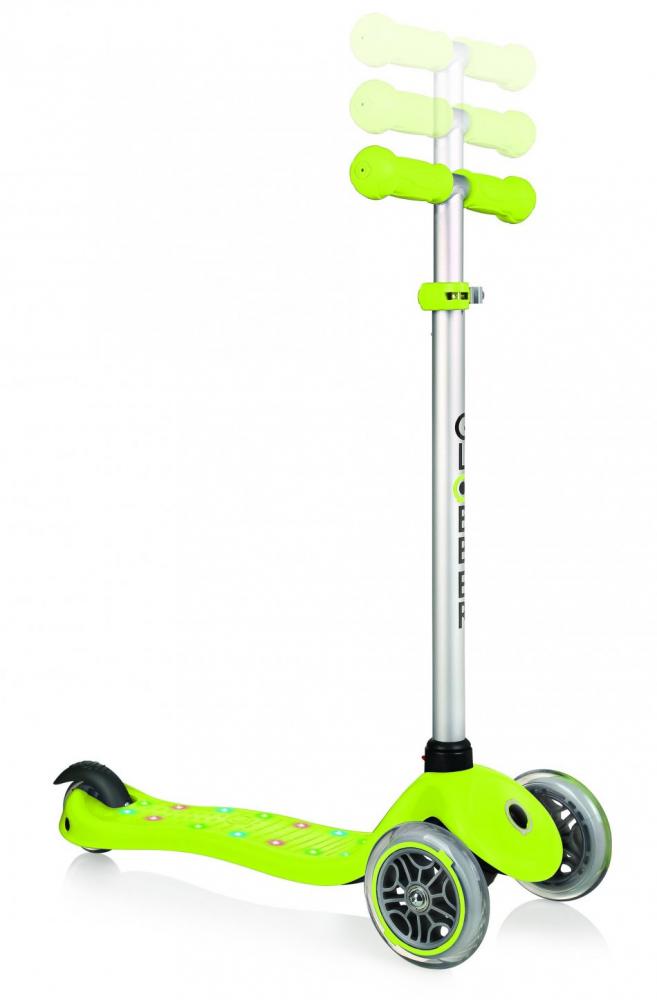 Trotineta Primo Starlight Verde Globber LED 3 Ani+ - imagine 2