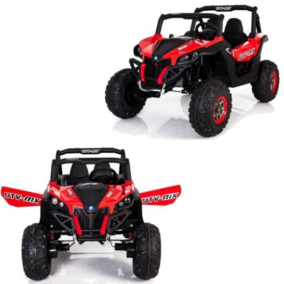 Masinuta Electrica UTV 4x4 2 Locuri Rosu | Autokids - imagine 2