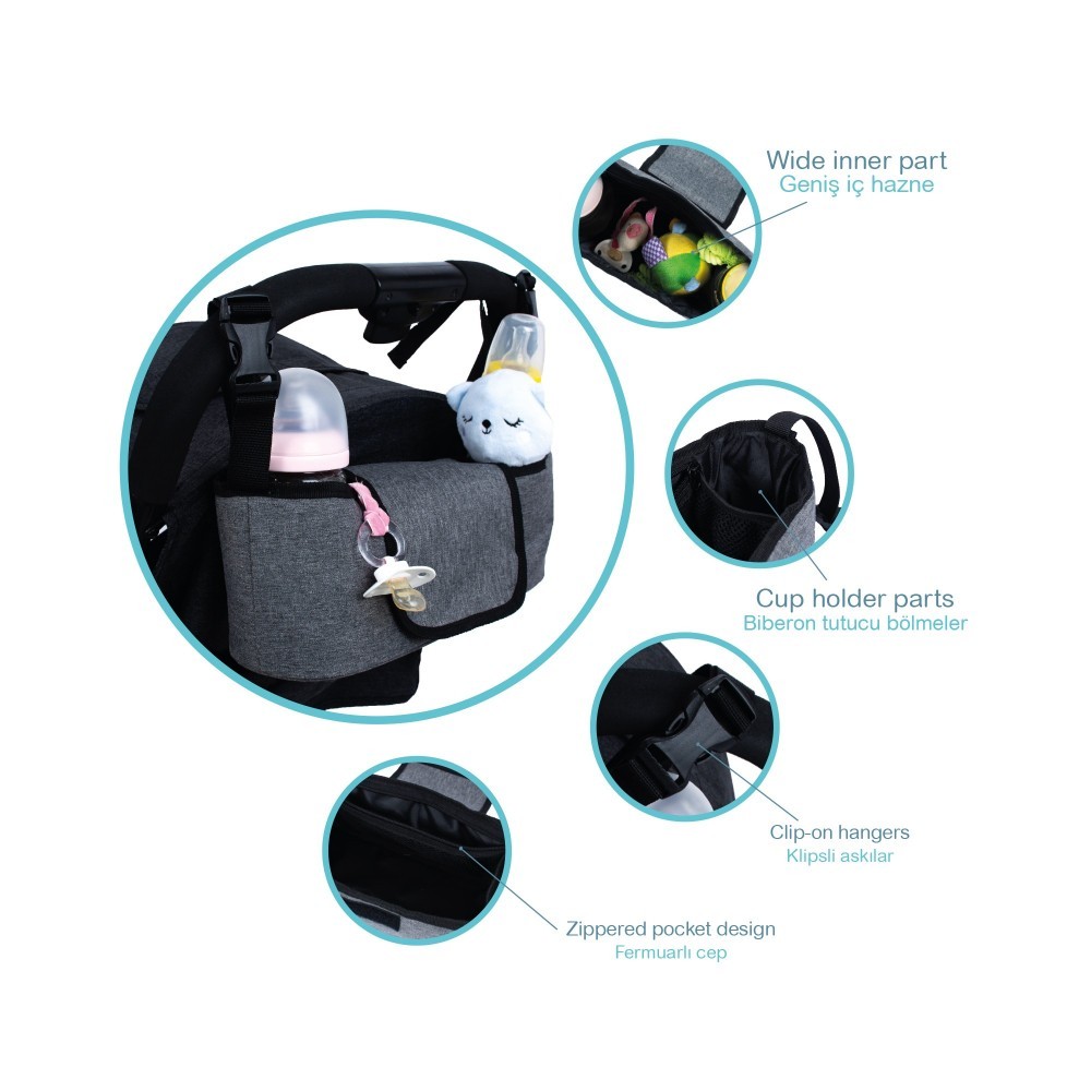 Geanta Organizator Carucior SeviBebe | Practică - imagine 2