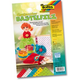 Set 5 Coli Feltro Perforat Folia Paper