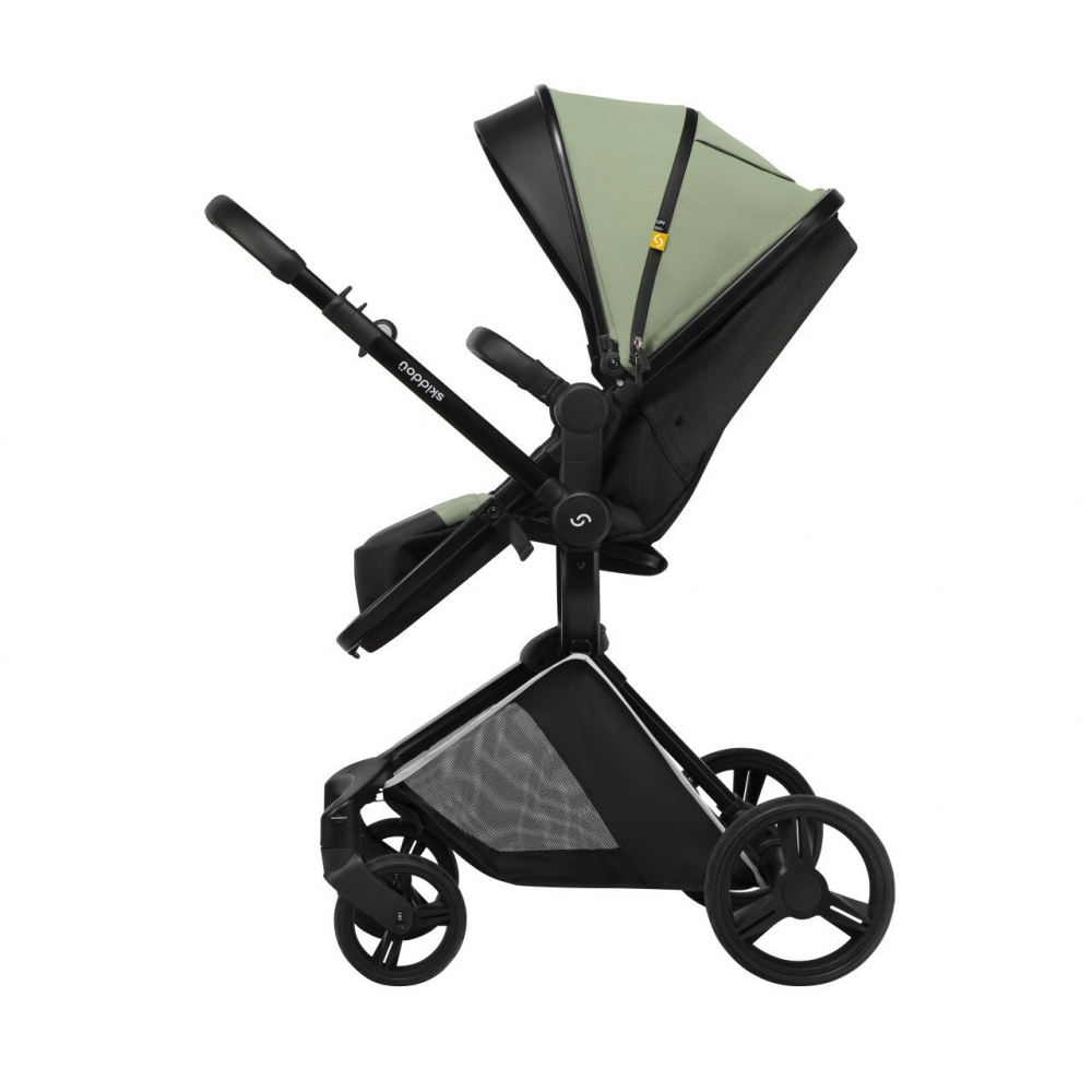 Carucior 2 in 1 Skiddou Nasjo Wild Climber, Verde - imagine 4
