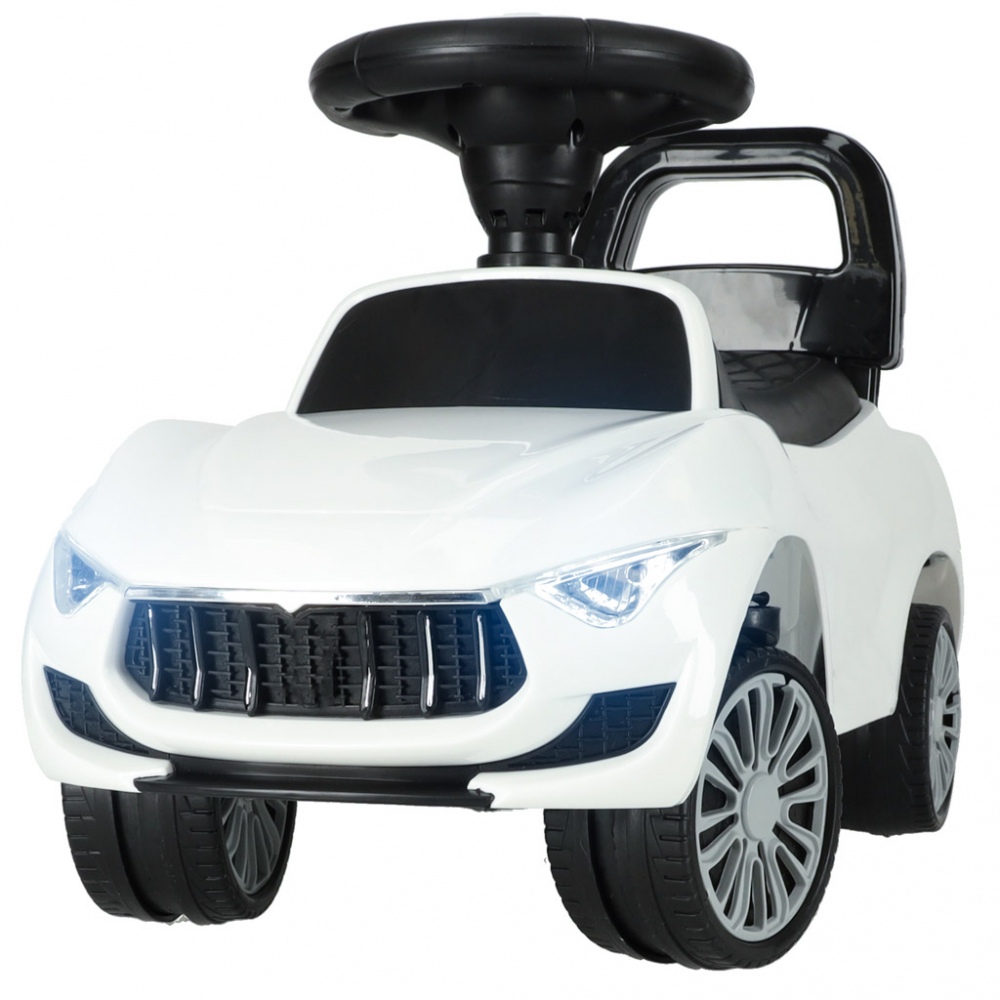Masinita White Baby Car Ikonka, 3-6 Ani - imagine 8