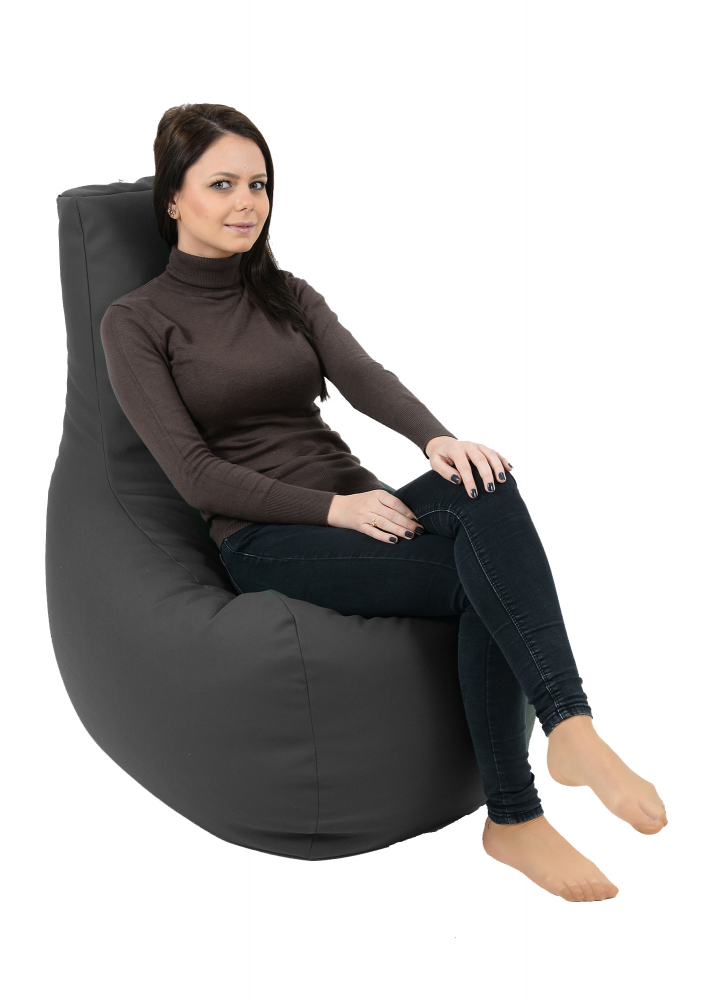 Fotoliu Sunlounger Evo Dark Grey Pufrelax