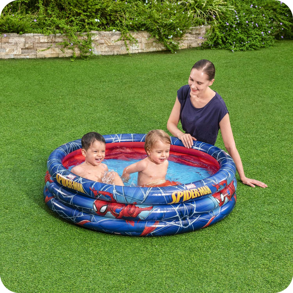 Piscina Gonflabila Bestway Spider-Man 122x30 cm - imagine 3