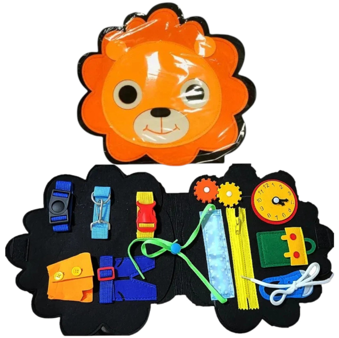 Carte Senzorială Leu Creative World Toys
