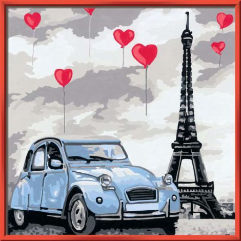 Pictură pe numere Paris Ravensburger - Set Creativ - imagine 2