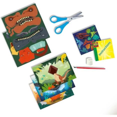 Set Carduri Pop-Up Dinozauri Ses Creative - imagine 4