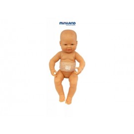 Papusa Bebelus Miniland Fetita 40 cm - imagine 3