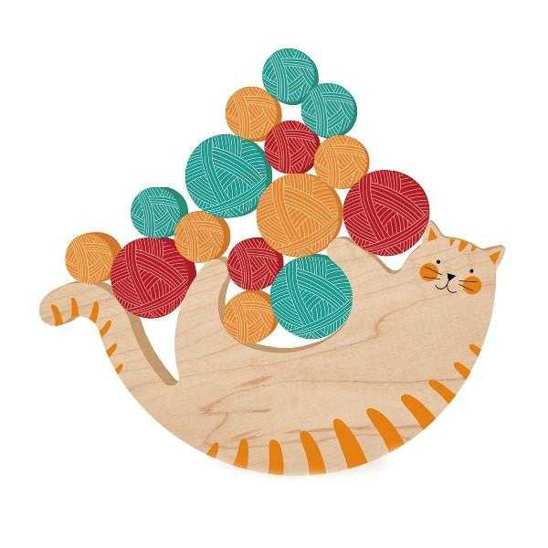 Joc de Echilibru Londji Miau - Lemn și Dexteritate