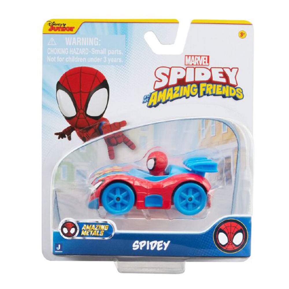 Masinuta Metal Spidey si Figurina