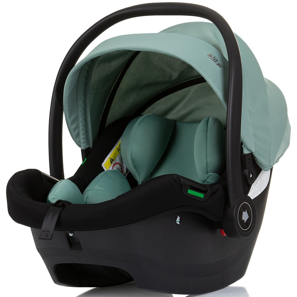 Carucior Chipolino Elite 3 in 1 Pastel Green i-Size - imagine 9