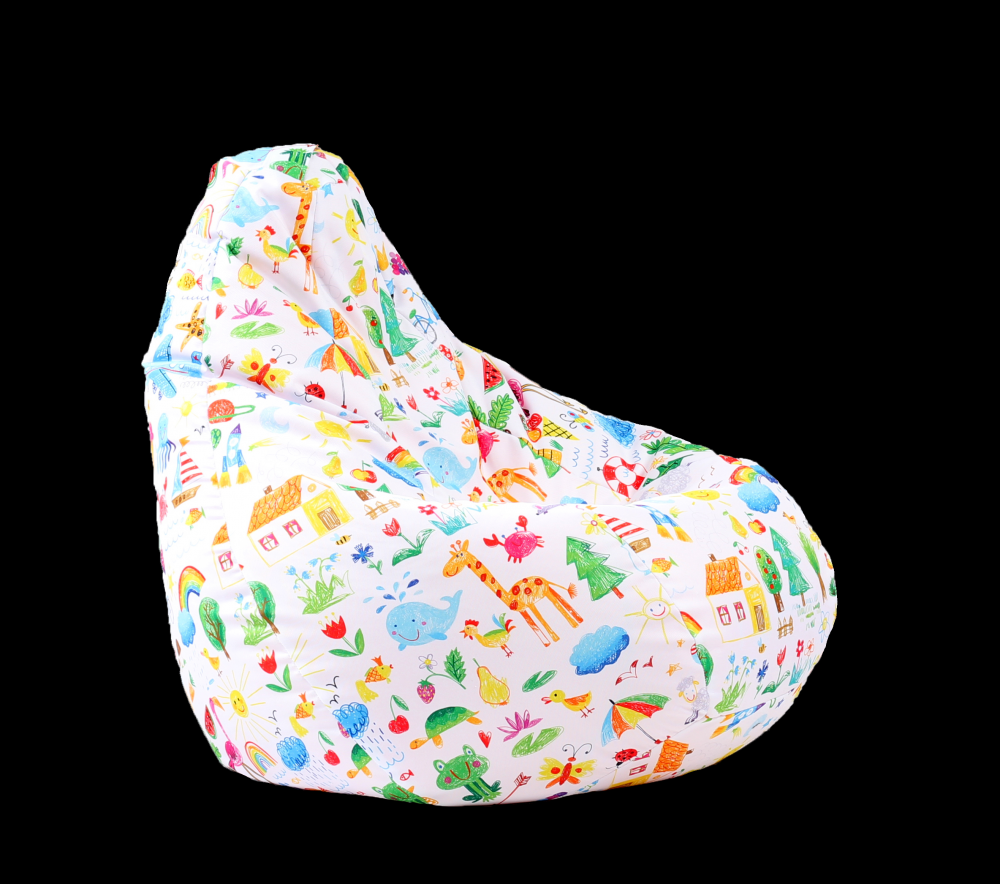 Fotoliu Beanbag Pufrelax Colorat Impermeabil