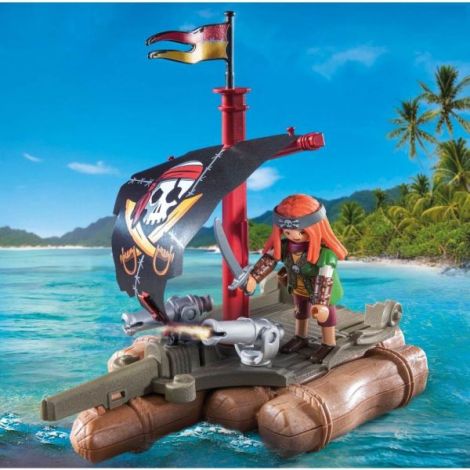 Playmobil Pluta Piraților cu Comoară - Jucărie - imagine 6