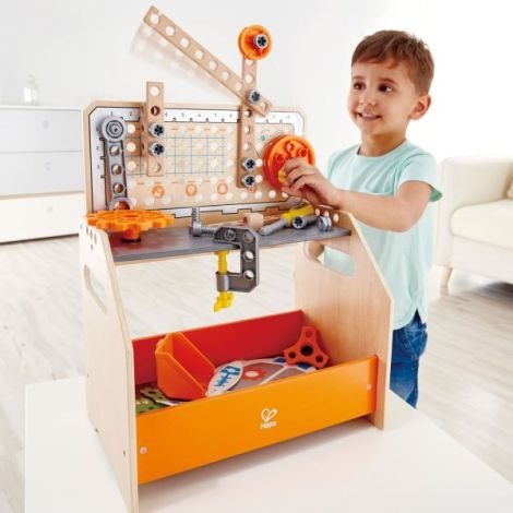 Hape Banc de Lucru Științific - 58 Piese Educaționale - imagine 3