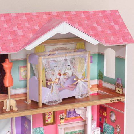 Casuta Papusi Viviana Kidkraft, 7 Camere, Mobilata - imagine 3
