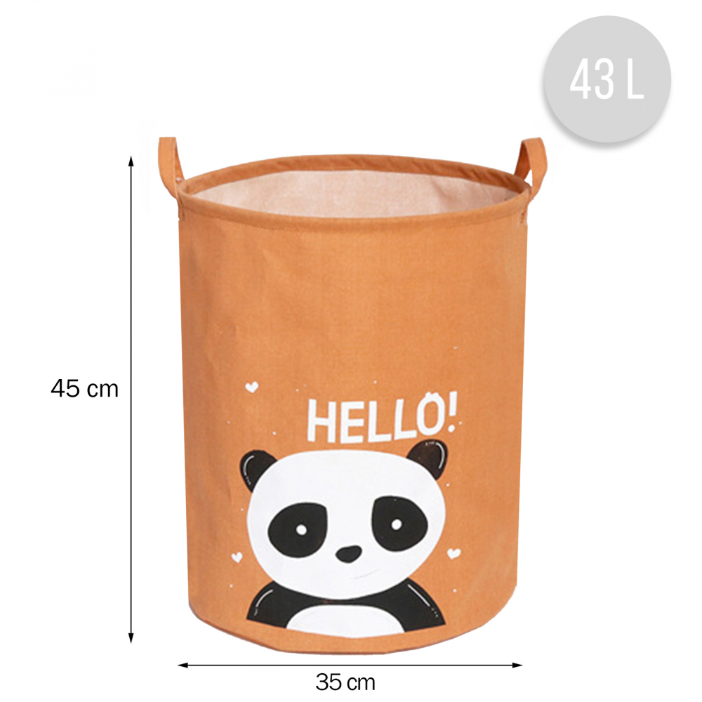 Cos Pliabil Sipo Panda 43L | Organizare Jucării - imagine 7