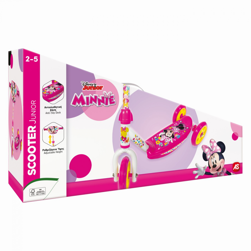 Trotineta 3 roti Minnie AS, ghidon reglabil - imagine 5