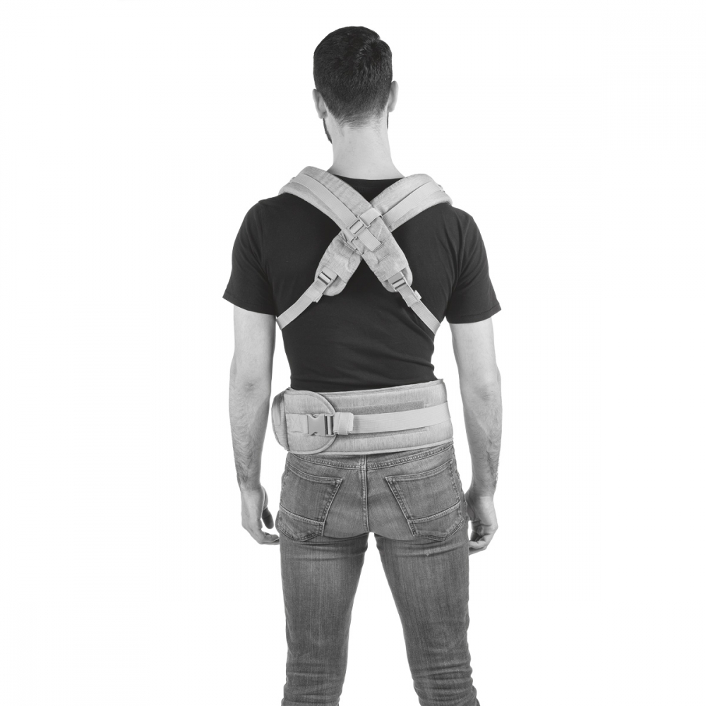 Marsupiu Chicco Hip Seat Denim, Ergonomic, 0 luni+ - imagine 4