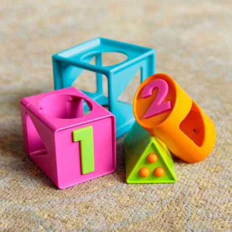 Cubul Inteligent Fat Brain Toys | Puzzle Educativ Bebe - imagine 3