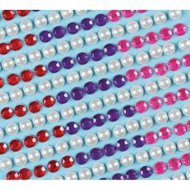 Set 450 piese Perle și Pietre Autoadezive Baker Ross
