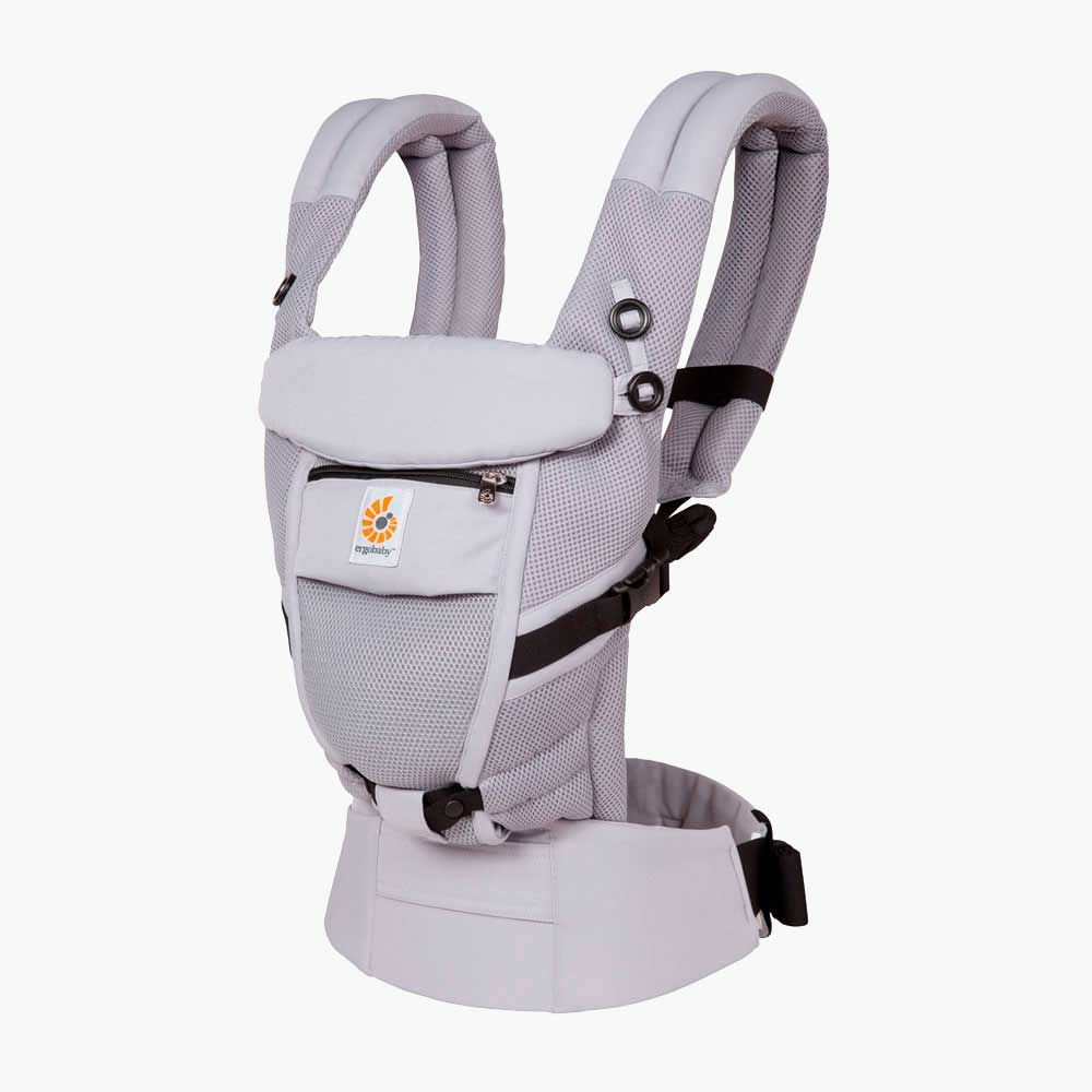 Marsupiu Ergobaby Adapt Cool Air Mesh, Ergonomic, Lilac Grey - imagine 3