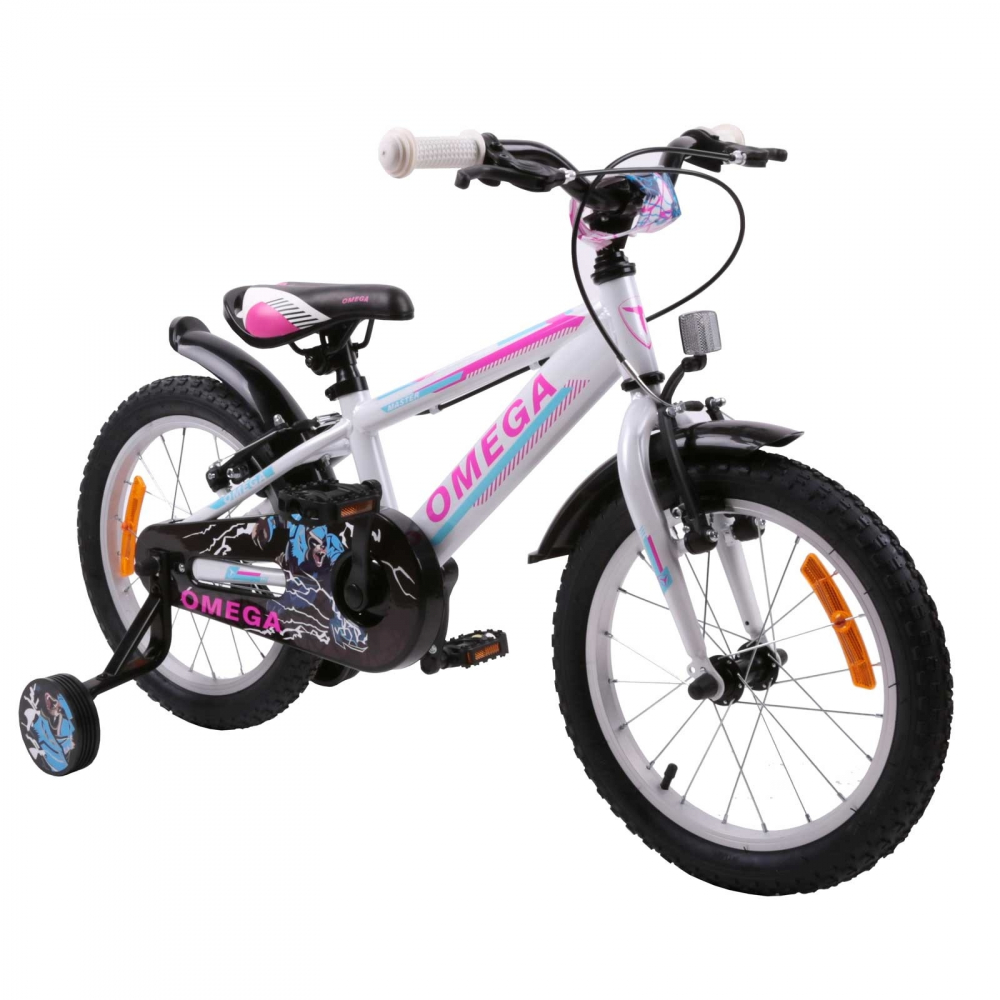 Bicicleta Omega Master 16 inch, Alba - imagine 4