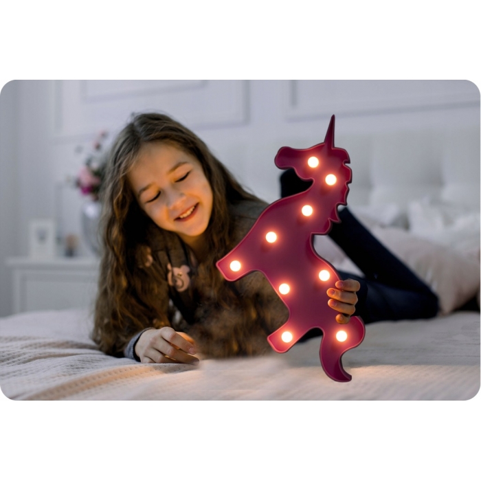Lampa Veghe Unicorn Nukido Roz pentru Copii - imagine 4