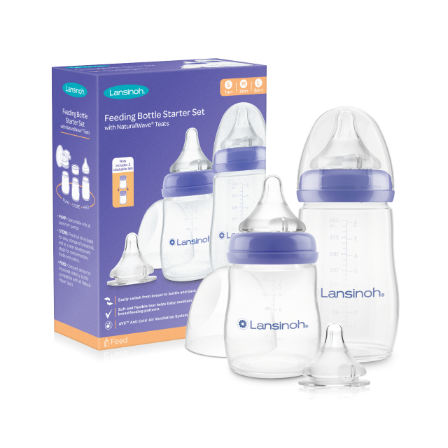 Pachet biberoane Lansinoh NaturalWave 160+240ml - imagine 6