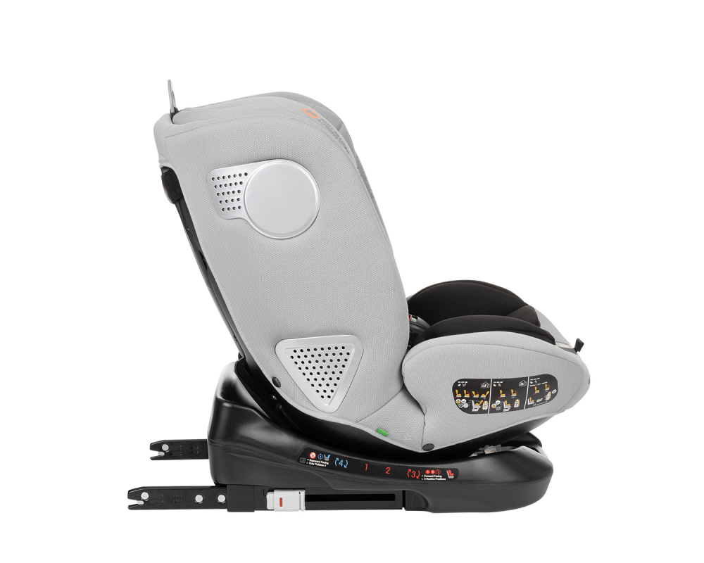 Scaun Auto Kikkaboo i-Moove Light Grey, 40-150 cm - imagine 9