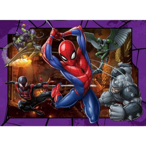 Puzzle Spiderman Ravensburger 4x100 piese - imagine 2