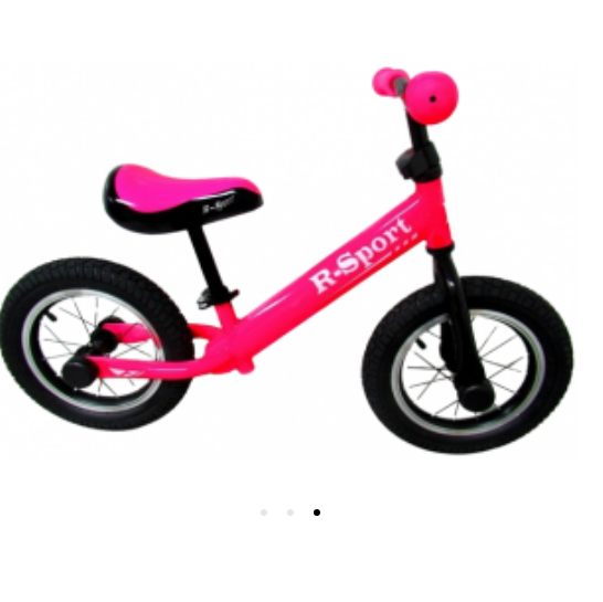Bicicleta fără pedale R-Sport roz - Atinge echilibrul! - imagine 2