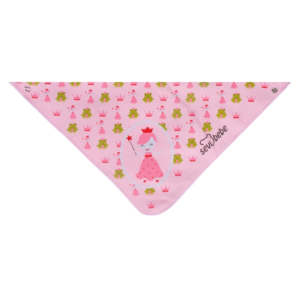 Esarfă Bumbac SeviBebe Princess, Absorbantă - imagine 2