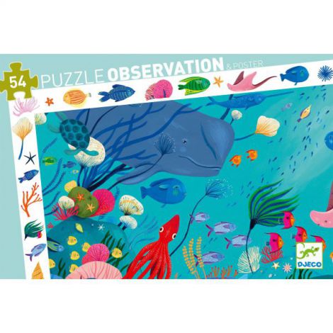 Puzzle Djeco Acvatic, 54 piese - imagine 5