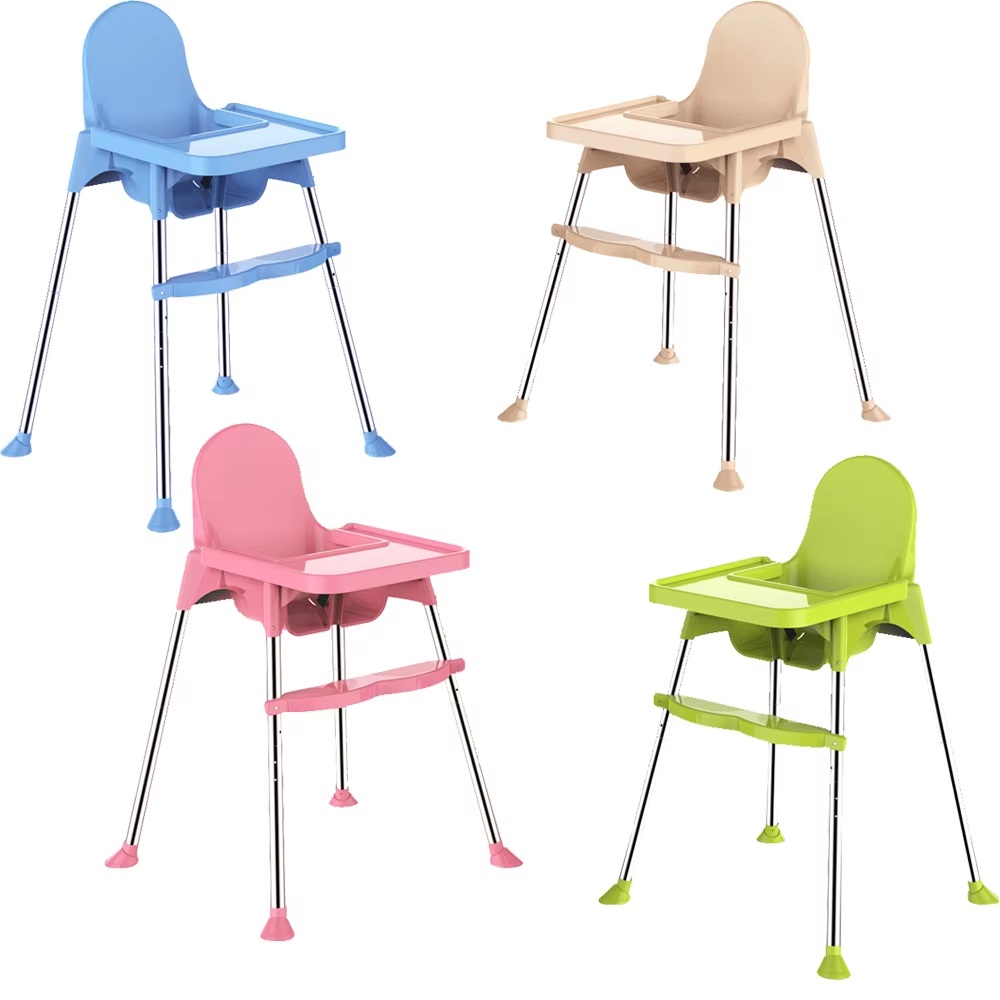 Scaun masa 2 în 1 Little Mom Classic White