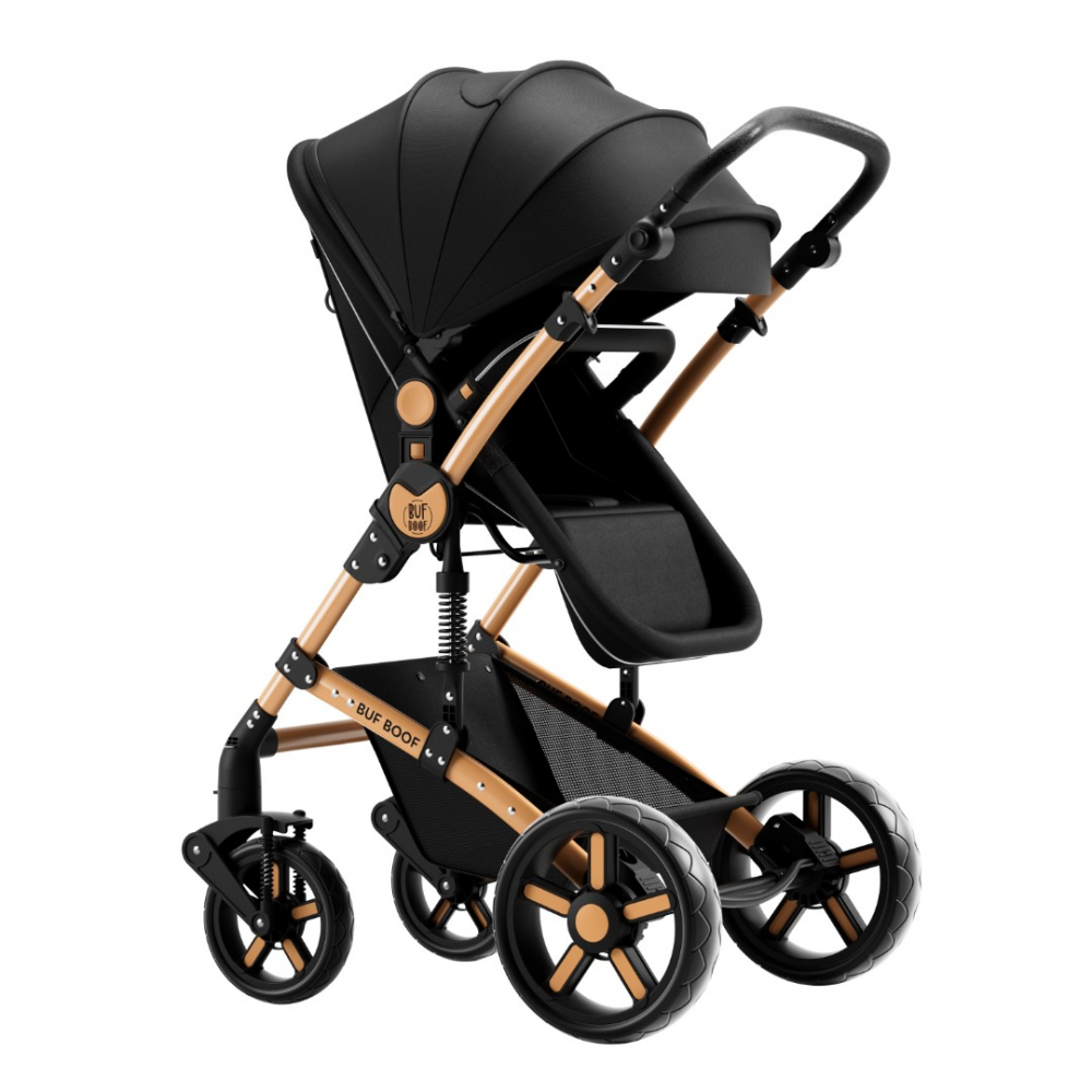 Buf Boof A1 Deluxe Grey 2-in-1 Carucior - imagine 5