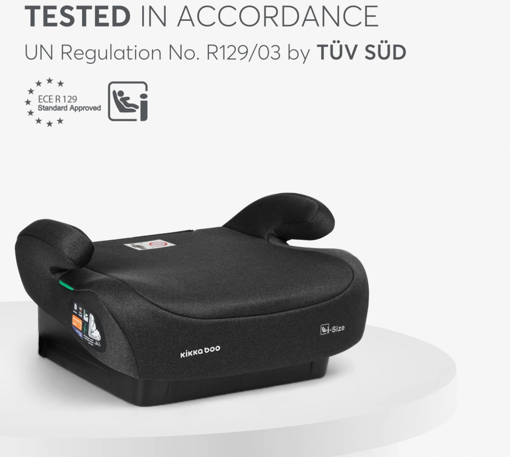 Înălțător Auto KikkaBoo i-Go i-Size Black - imagine 5