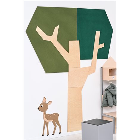 Decor perete coroană copac Moje Bambino pentru creșe
