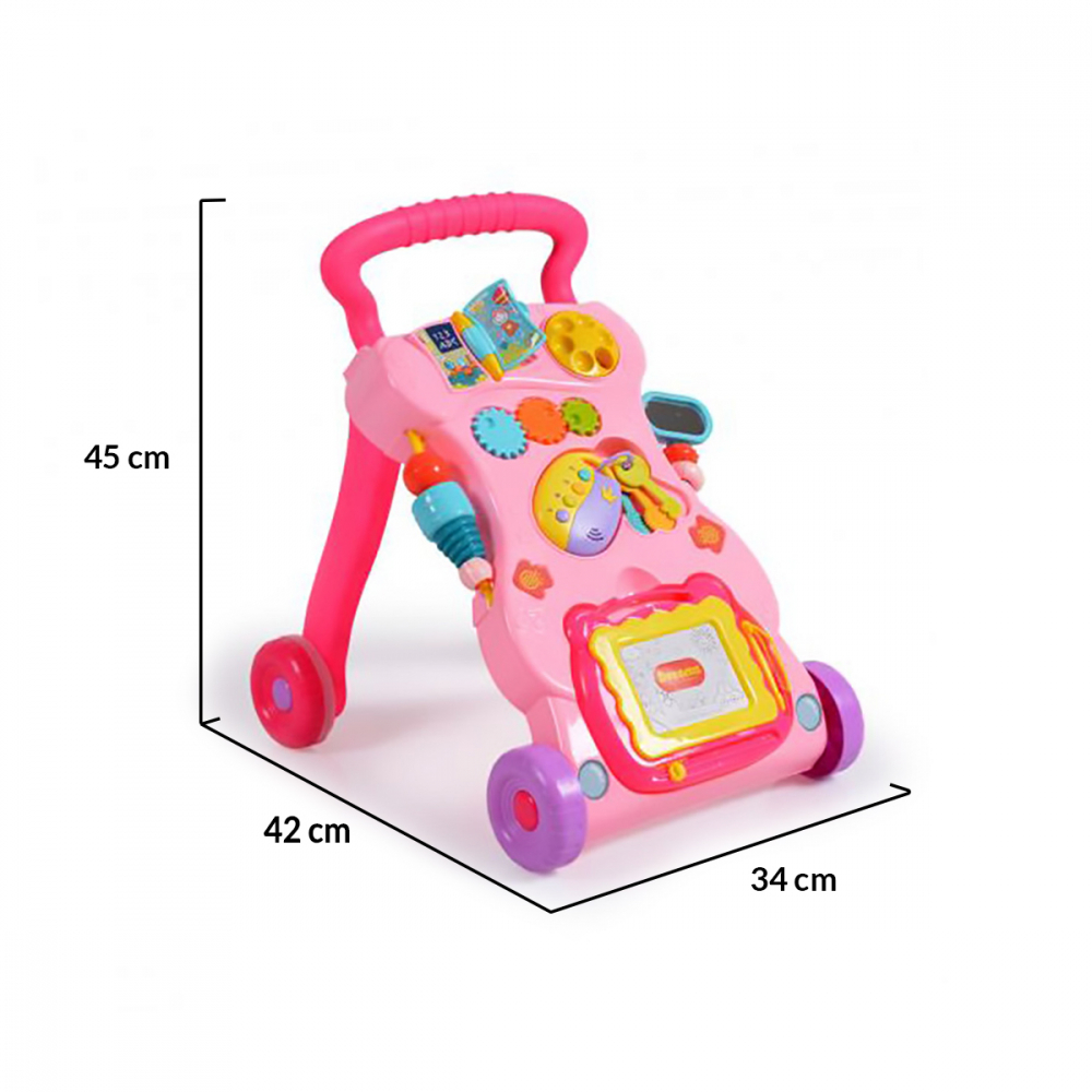 Antepremergator Moni Dreams Pink cu Activitati - imagine 7