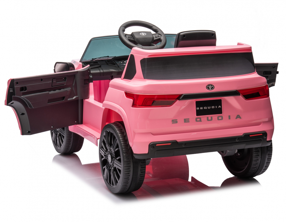 Toyota Sequoia Pink 50W - Masinuta Electrica Copii - imagine 7