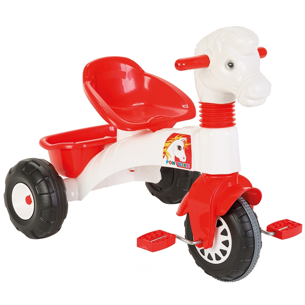 Tricicleta Pilsan Pony White, Cosulet, 3 Ani+