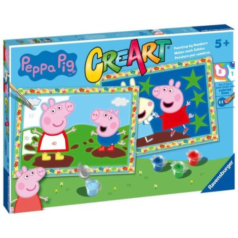 CreArt Peppa Pig - Pictura pe Numere - imagine 2