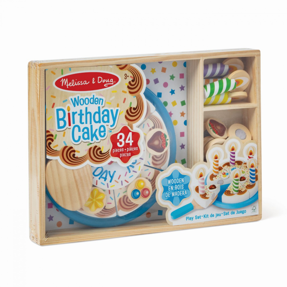 Set Tort Lemn Melissa & Doug - Joc Creativ