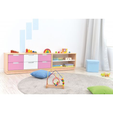 Dulap Quadro S Moje Bambino, Artar, 6 Sertare - imagine 3