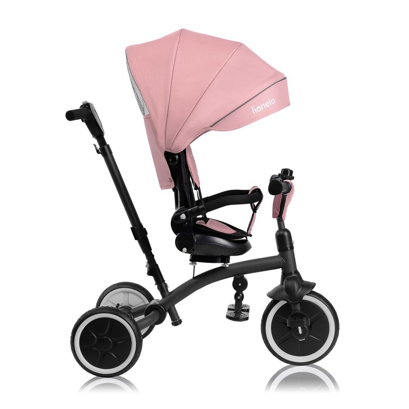 Tricicleta Lionelo Tris Plus Roz, Ultrapliabilă - imagine 6