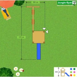 Spațiu Joacă Castle & Swing Junglegym - imagine 2