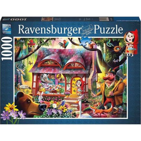 Puzzle Scufita Rosie 1000 piese Ravensburger - imagine 2
