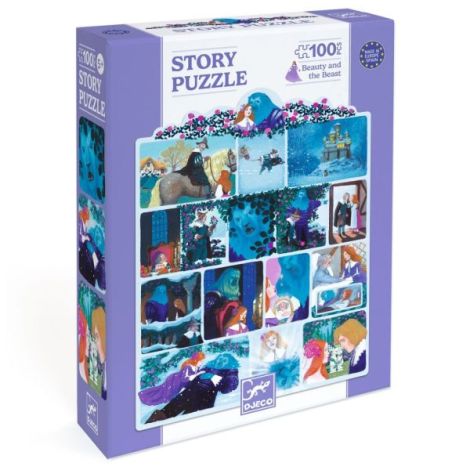 Puzzle Djeco Frumoasa si Bestia 100 piese