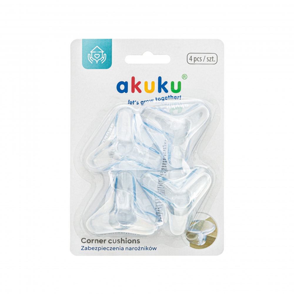Set 4 Siguranțe Colțuri Akuku Transparent - imagine 3